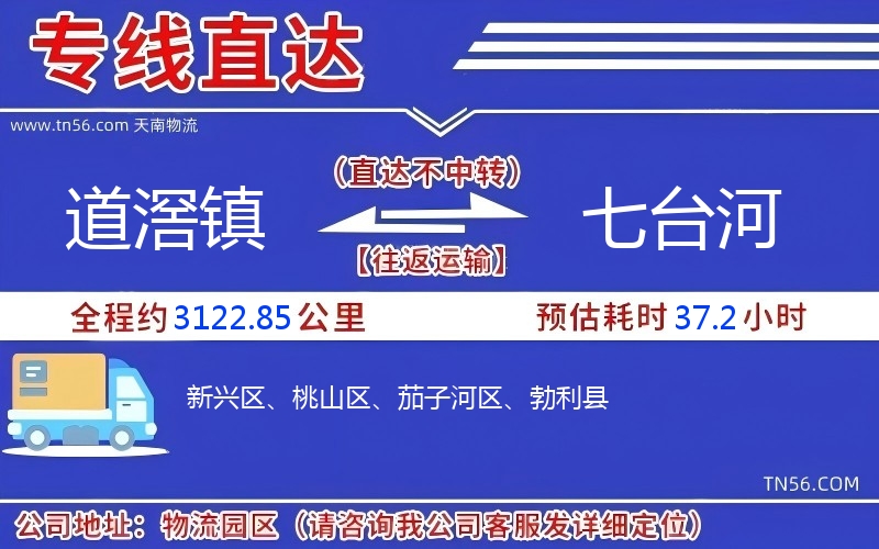 道滘鎮(zhèn)到七臺(tái)河物流公司