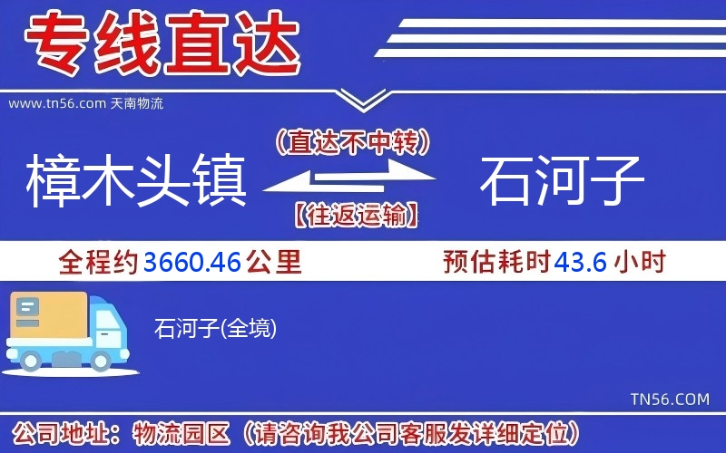 樟木頭鎮(zhèn)到石河子物流公司